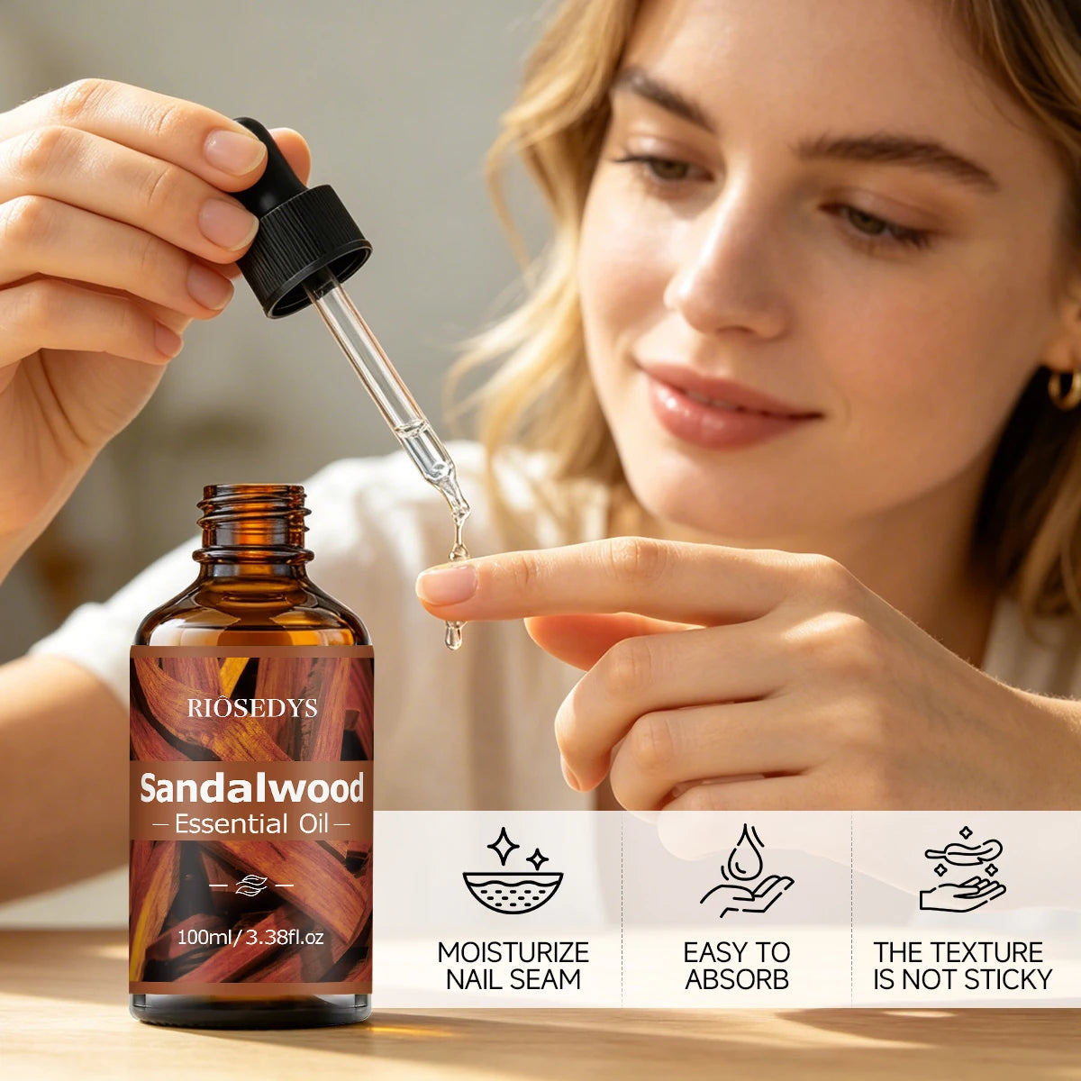 SANDALWOOD ESSENTIAL OIL moisturizing and nourishing oil