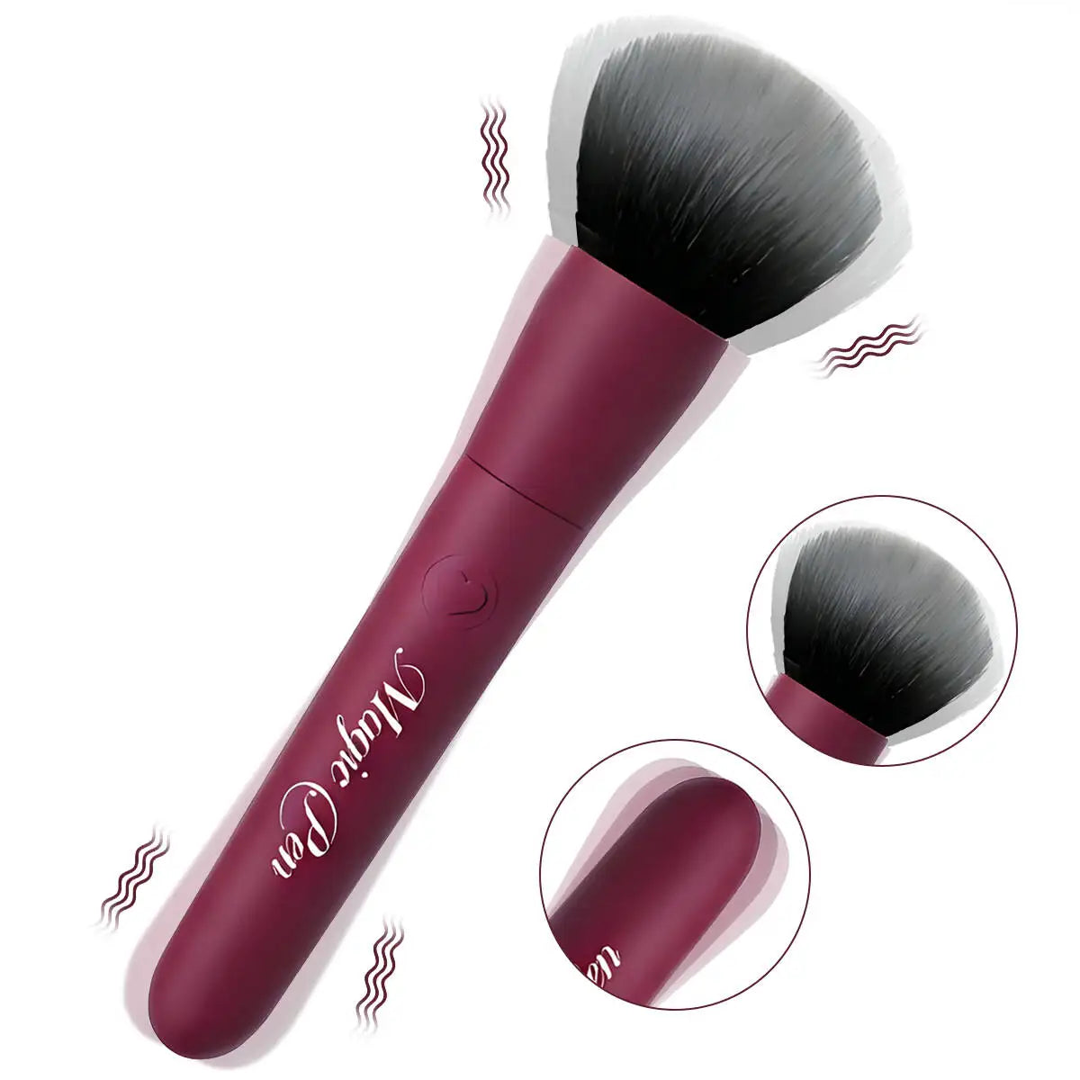 Makeup Brush Vibrator USB Wireless Charging