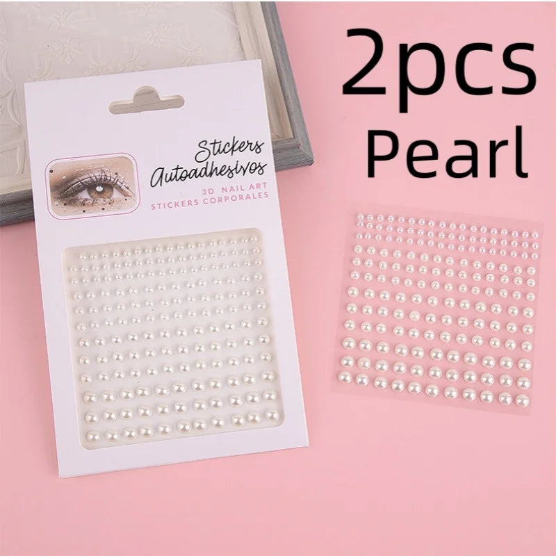 Diamond Stickers Colorful Sparkling 3D Jewelry for Face and Body
