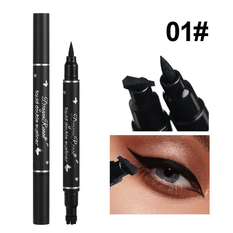 2 IN 1 Eyeliner Stamp Long-Lasting Waterproof