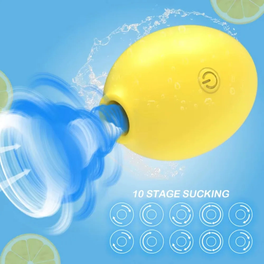 Lemon Suck Toy Sucking Vibrator for Women Vacuum Clitoris Stimulator