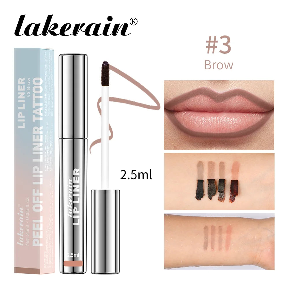 Lip Liner Peel Off Tattoo Lipgloss Waterproof Long Lasting Matte Lip Tint