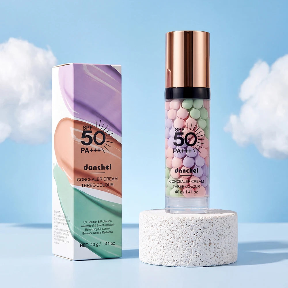 Three Color Cream Concealer Brightening Cream Liquid Concealer