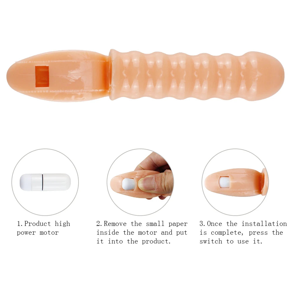 silicone finger cover brush honey bean and vaginal orgasm vibration massager
