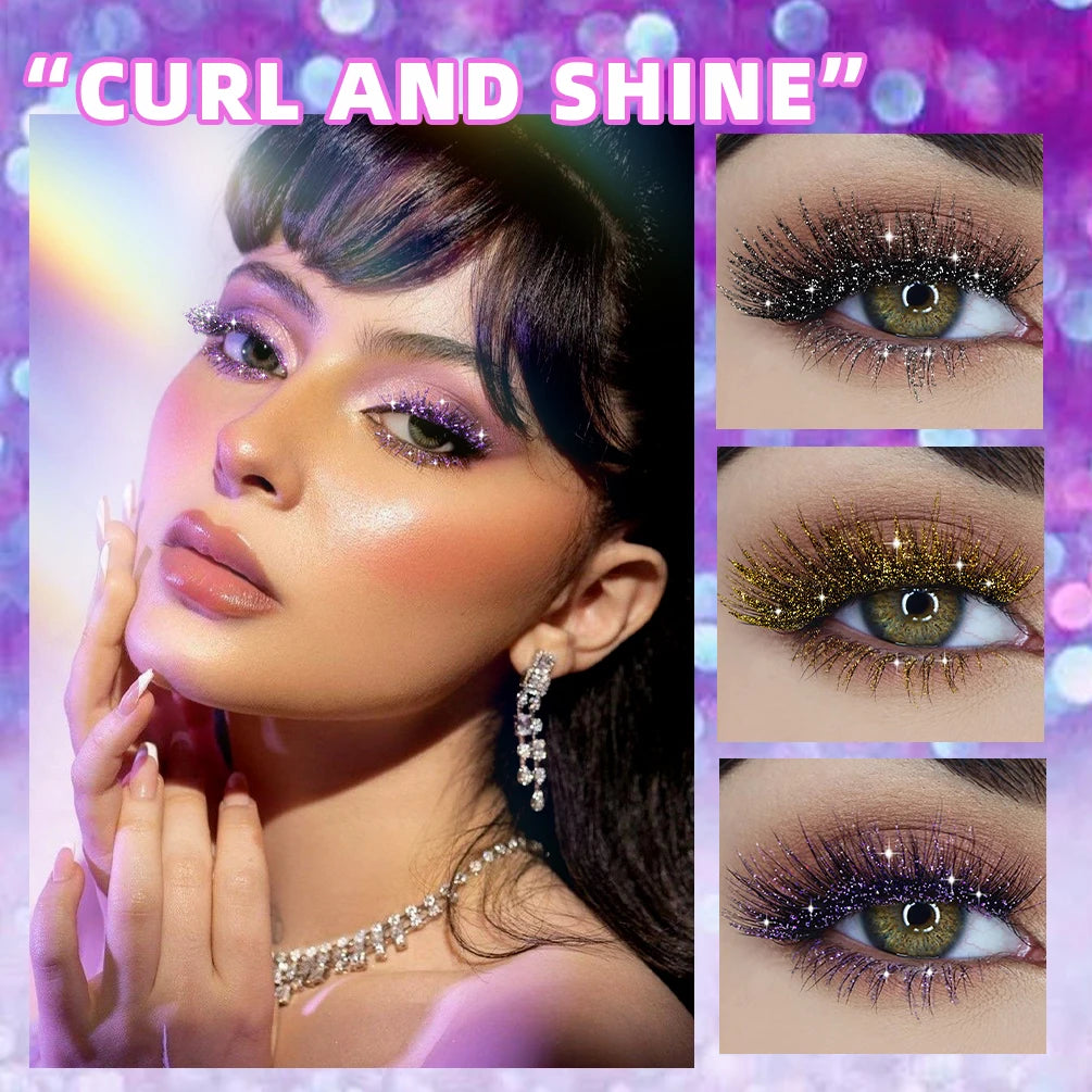 Diamond Glitter Mascara Long Lasting Quick Dry