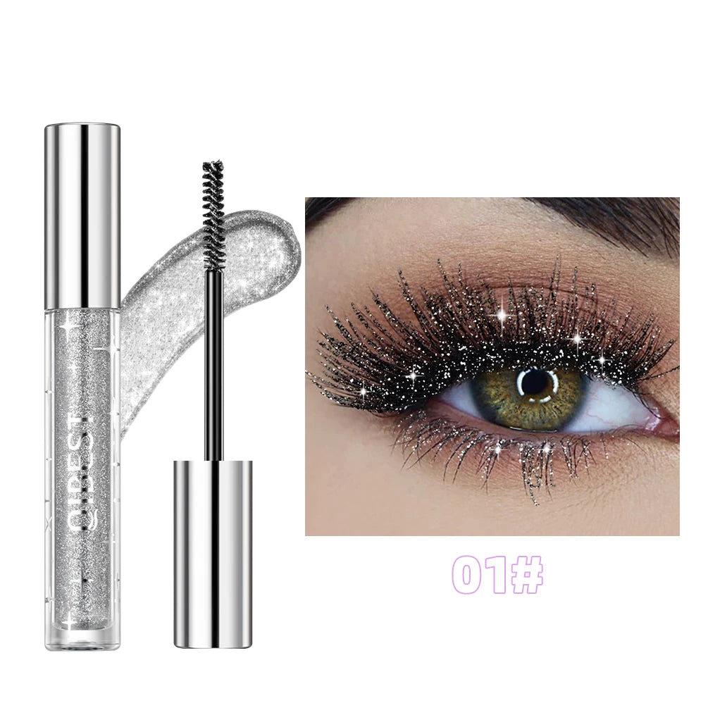 Diamond Glitter Mascara Long Lasting Quick Dry