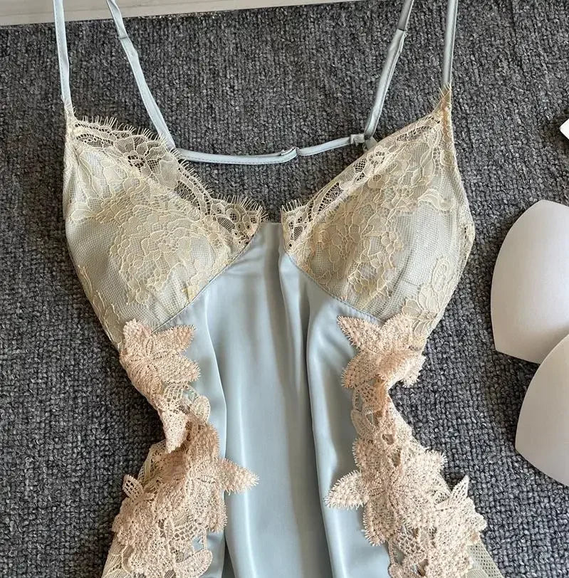 Sexy Lace Hollow Out Nightdress