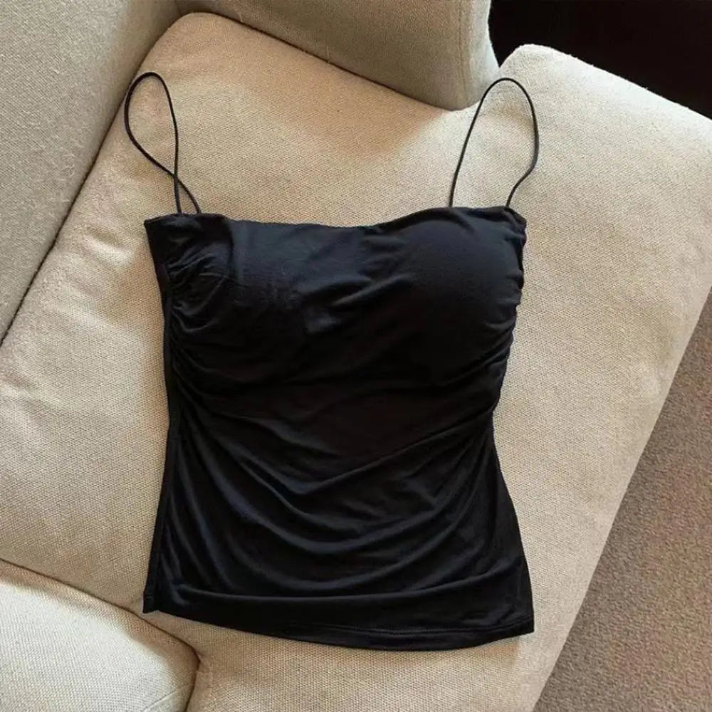 Sexy Camisole Seamless Sports Underwear With Chest Pads