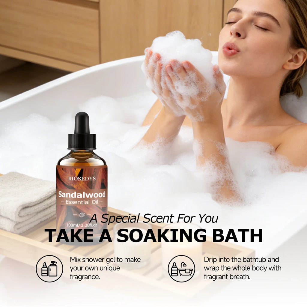SANDALWOOD ESSENTIAL OIL moisturizing and nourishing oil