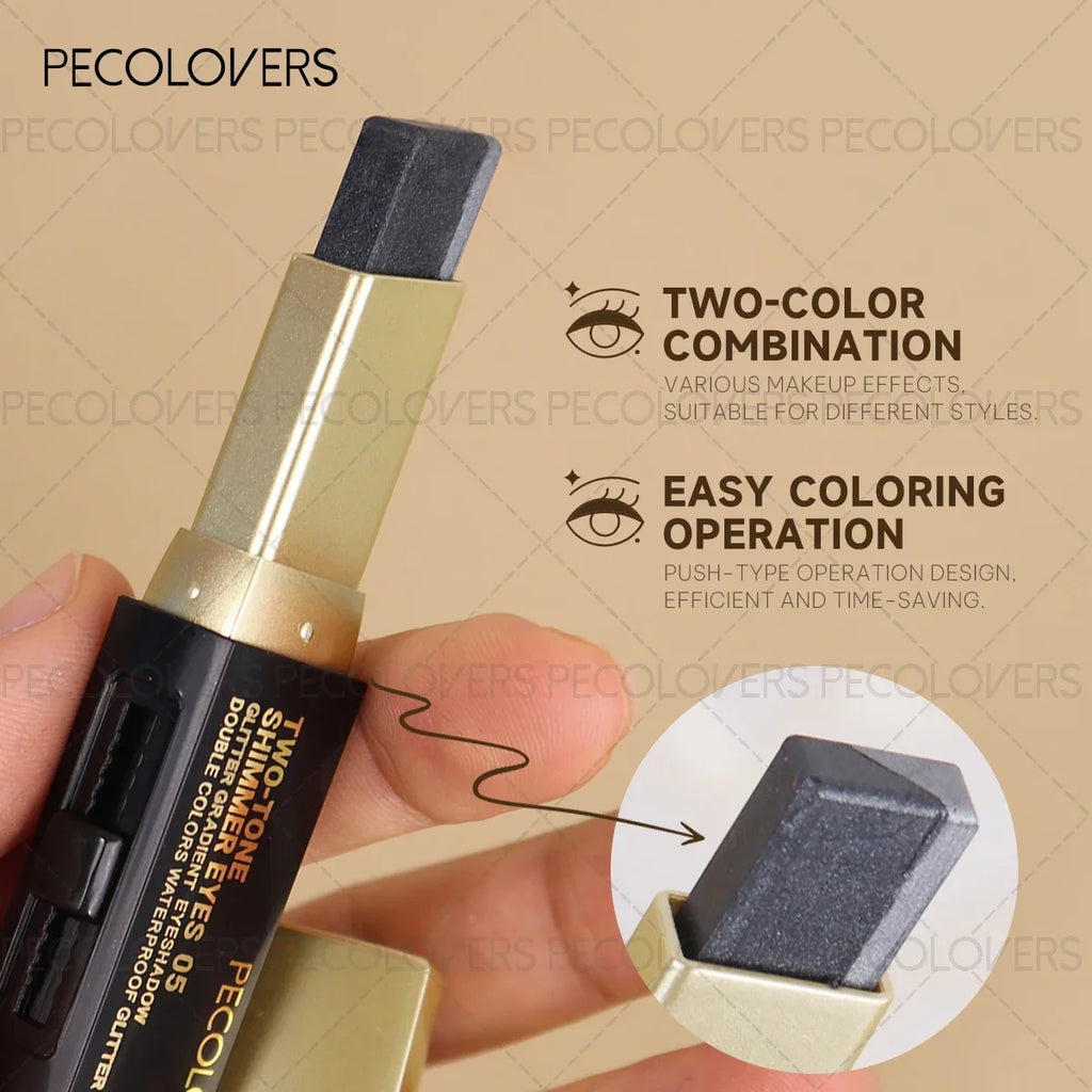 Metallic Shimmer Duo Eyeshadow Stick