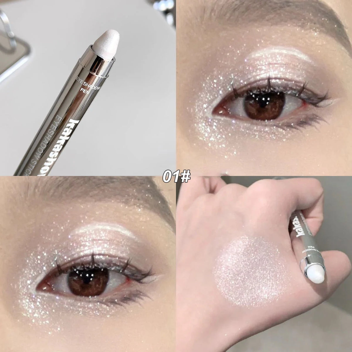 Metallic Glitter Eyeshadow Stick Matte Waterproof Shimmer High Gloss