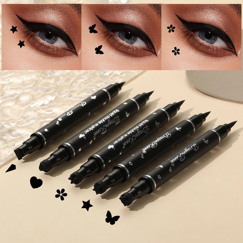 2 IN 1 Eyeliner Stamp Long-Lasting Waterproof