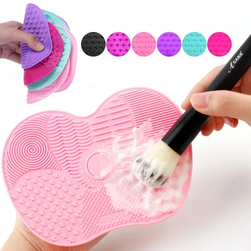 Silicone Brush Cleaner Cleaning Mat