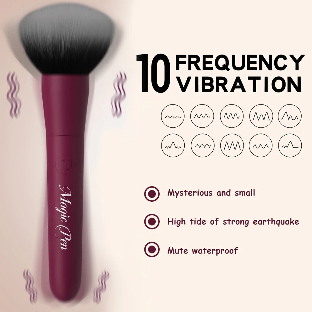 Makeup Brush Vibrator USB Wireless Charging