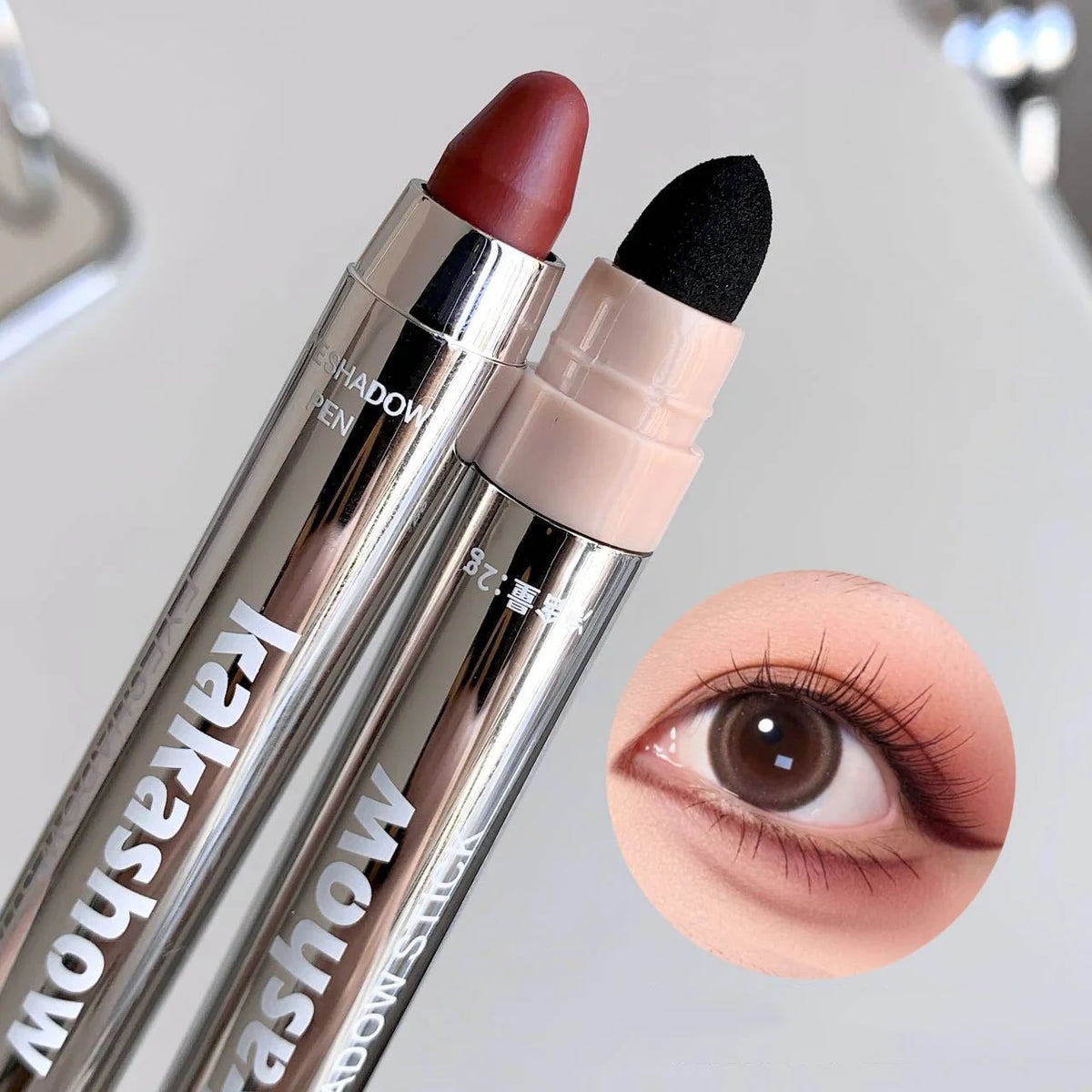 Metallic Glitter Eyeshadow Stick Matte Waterproof Shimmer High Gloss