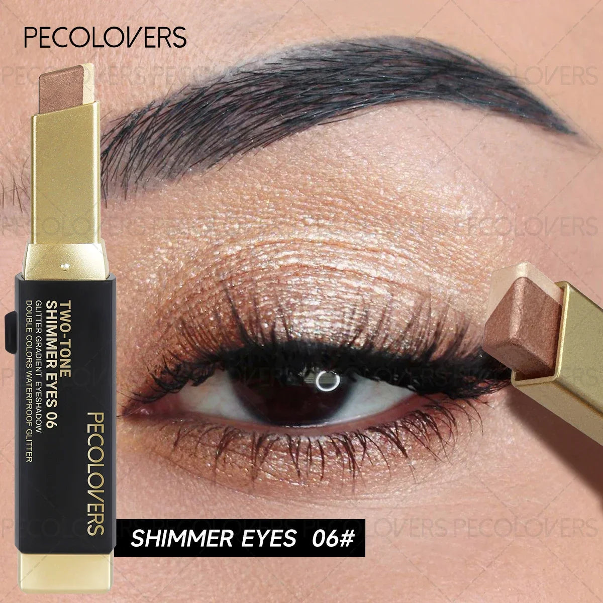 Metallic Shimmer Duo Eyeshadow Stick