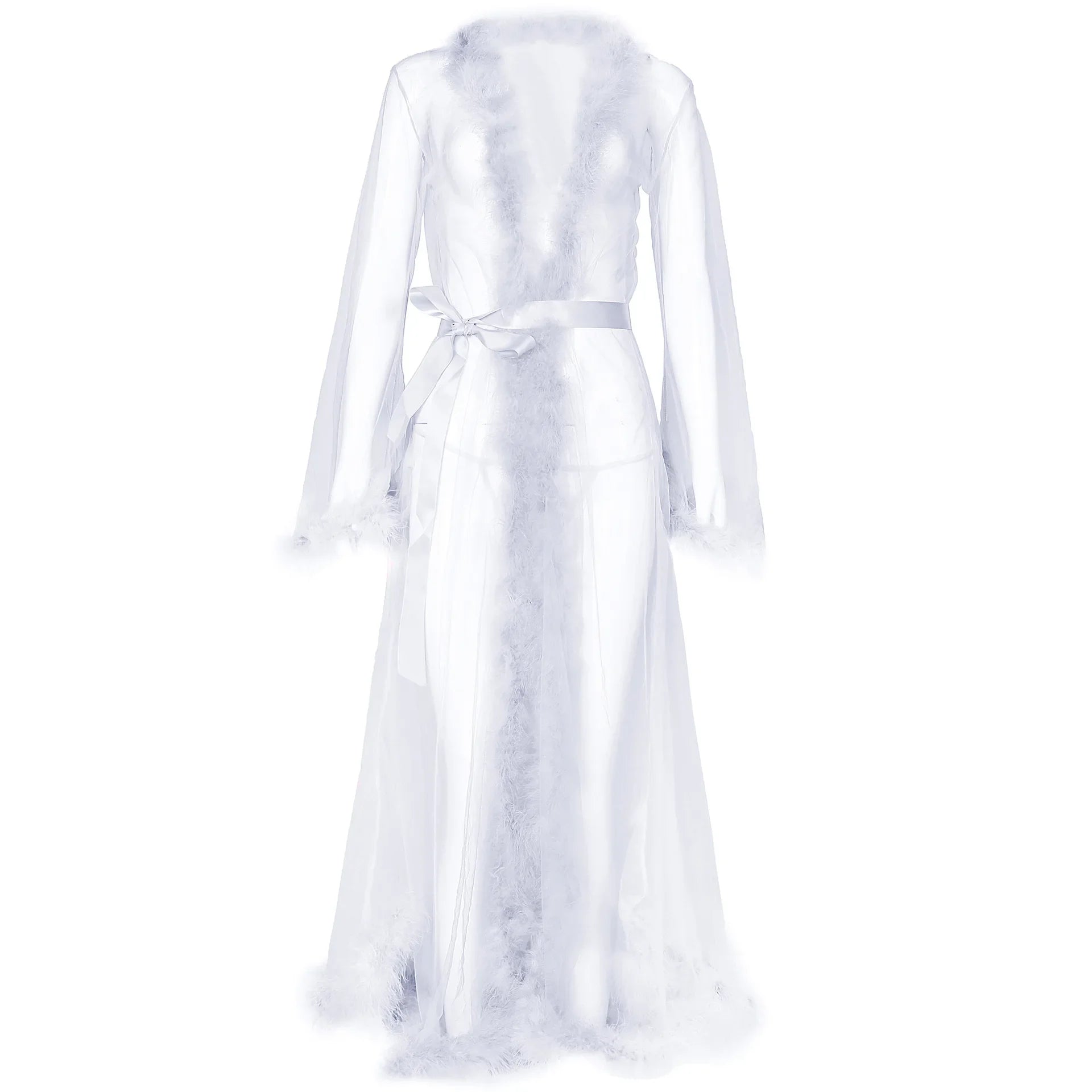Sexy Chemise See Through Nightgown Robe