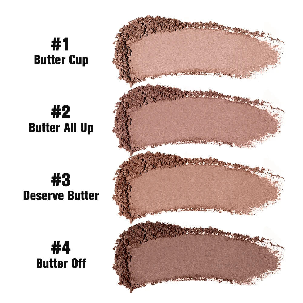 Bronzer Blush Highlights Palette&Brush