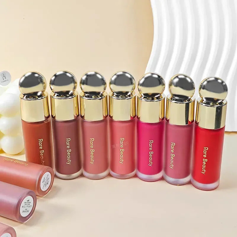 RARE BEAUTY Liquid Lip Gloss Plump Moisturizing Lip Glaze Gel Lip Color Lipstick Blusher
