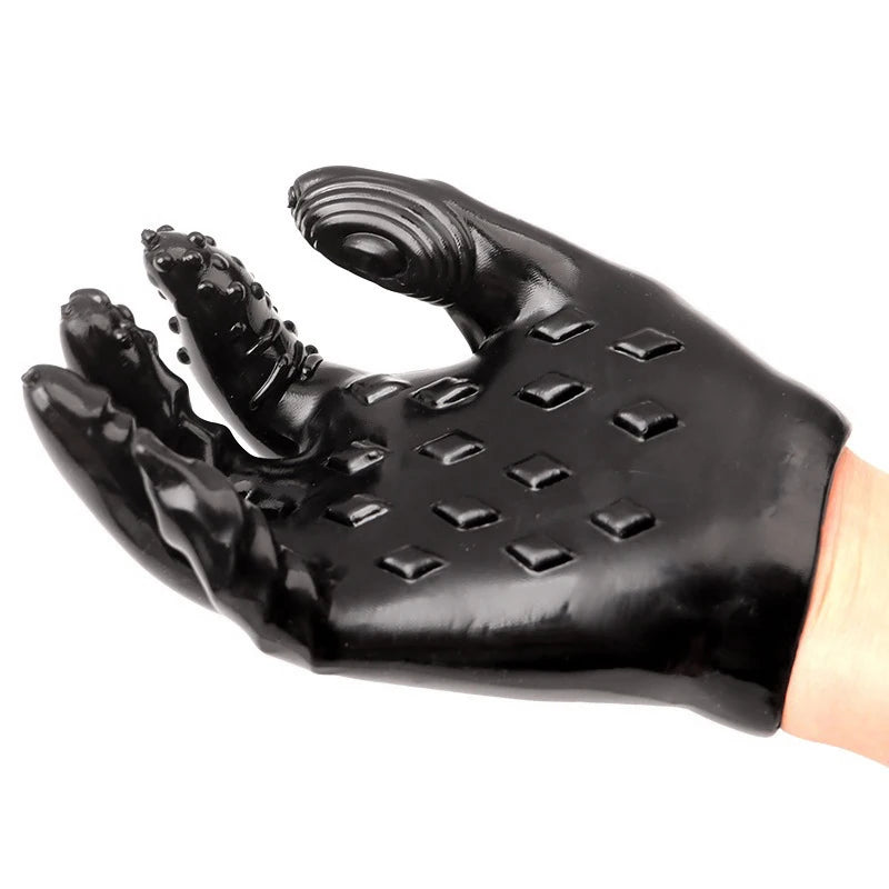 Sex Gloves Masturbation Erotic Finger Gloves Clitoral Stimulator