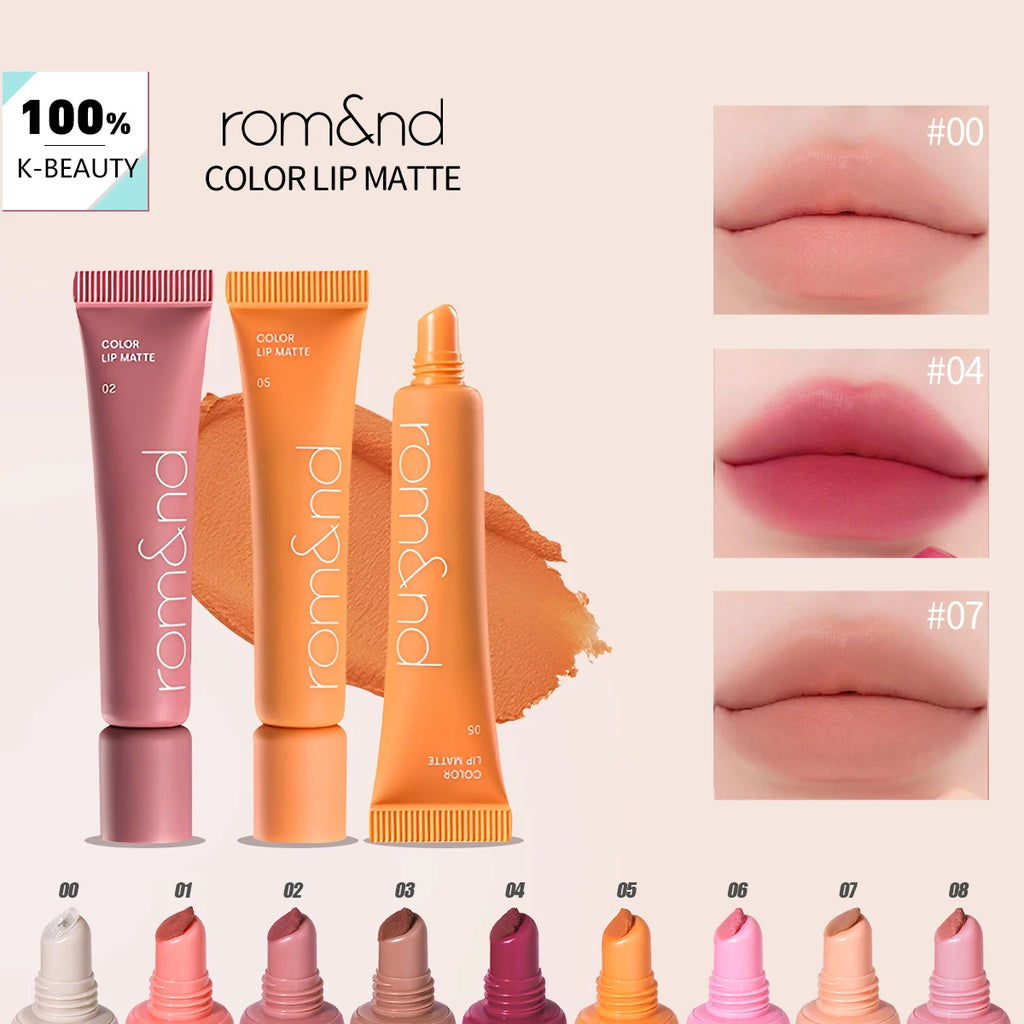 COLOR LIP MATTE,Mousse-Like,Lightweight Non-Drying,Blurring Lip Line,Korean Cosmetic