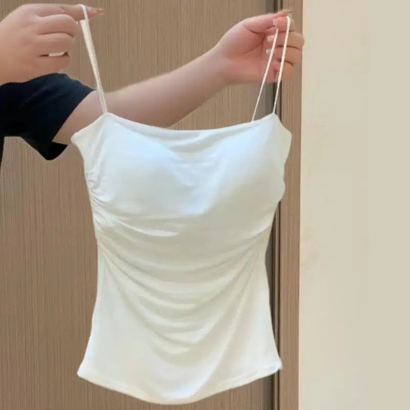 Sexy Camisole Seamless Sports Underwear With Chest Pads
