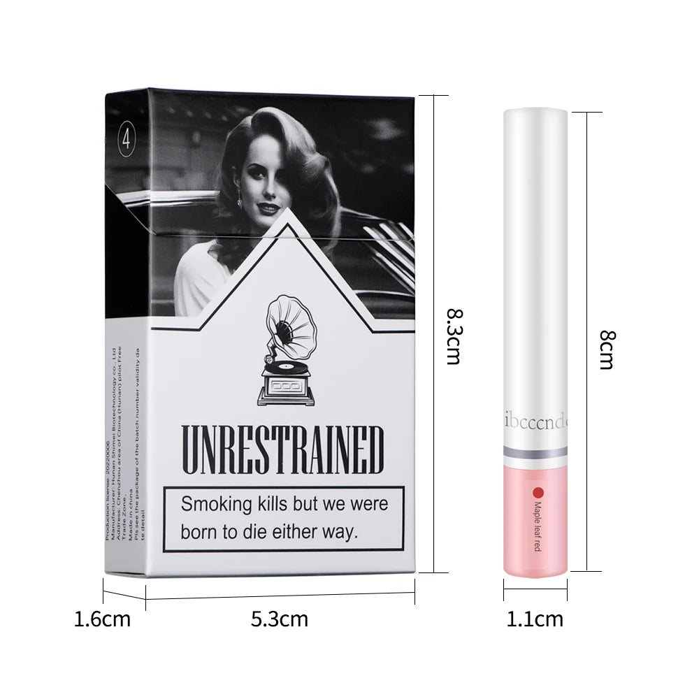 4 pcs/set Cigarette Lipstick Set Long Lasting Lip Glaze Matte Lip Gloss Waterproof Lip Stick