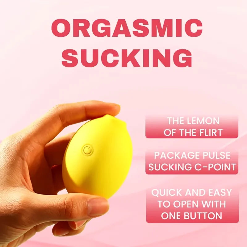 Clit Sucker Sucking Lemon Vibrators 10 Power Suction