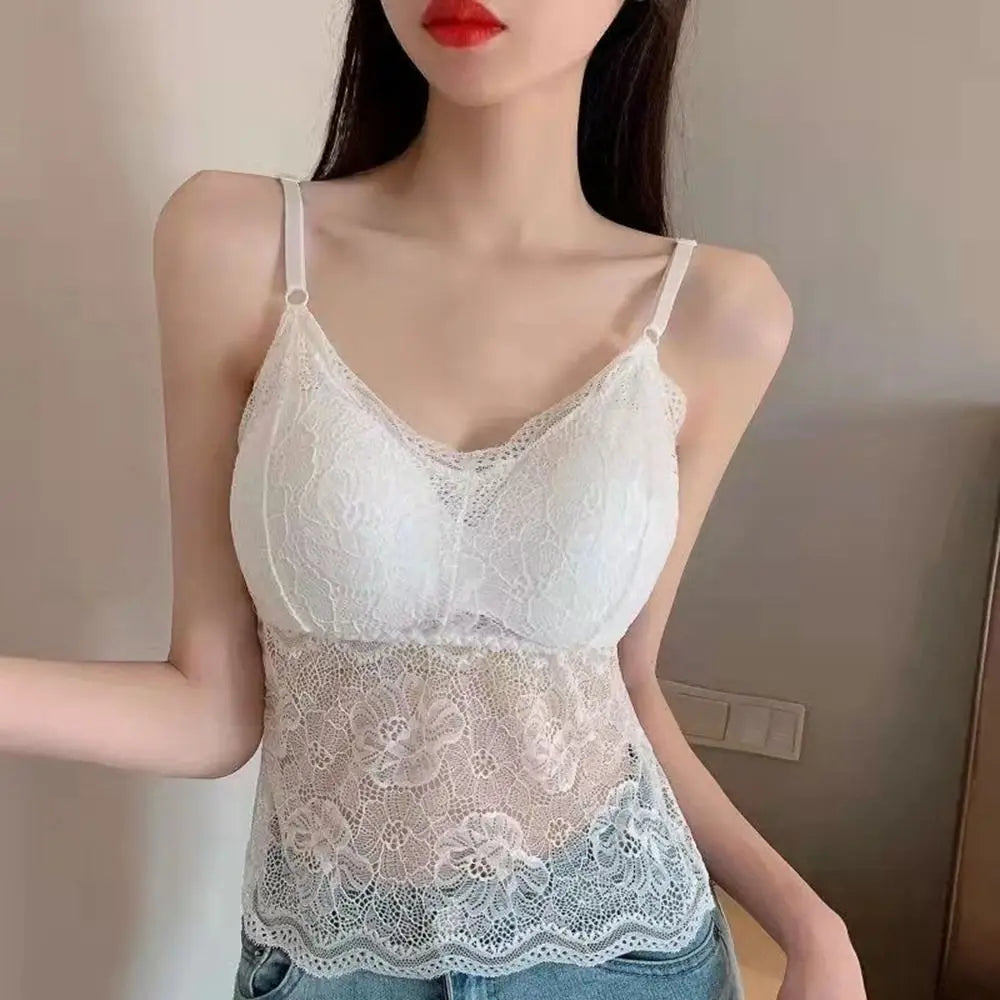 Lace Butterfly Lace Camisole Sexy