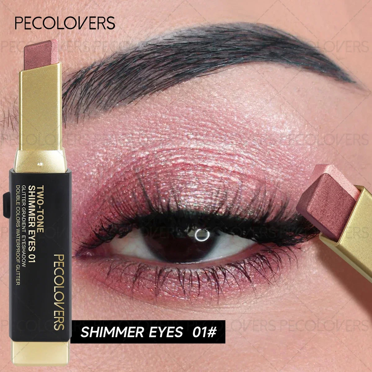 Metallic Shimmer Duo Eyeshadow Stick
