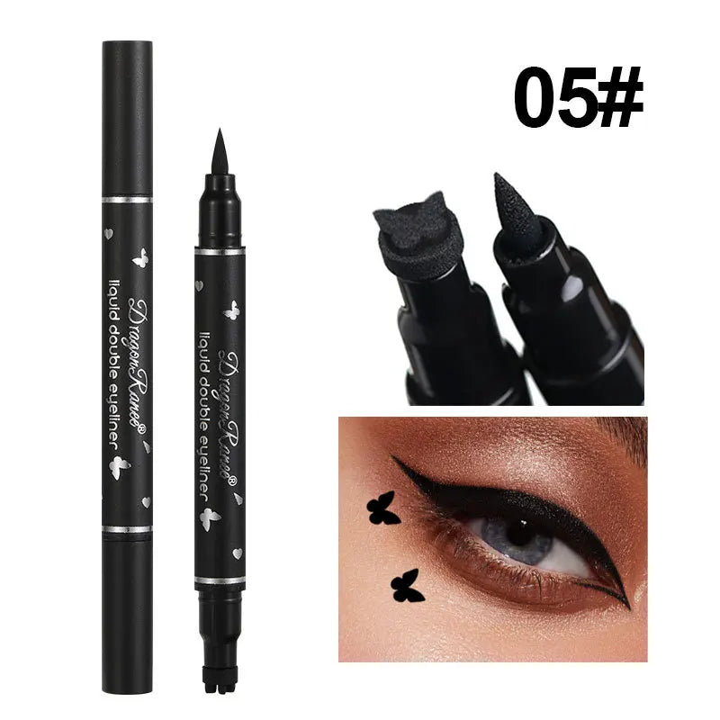2 IN 1 Eyeliner Stamp Long-Lasting Waterproof