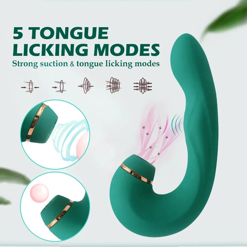 Clitoral Sucking Licking Vibrator