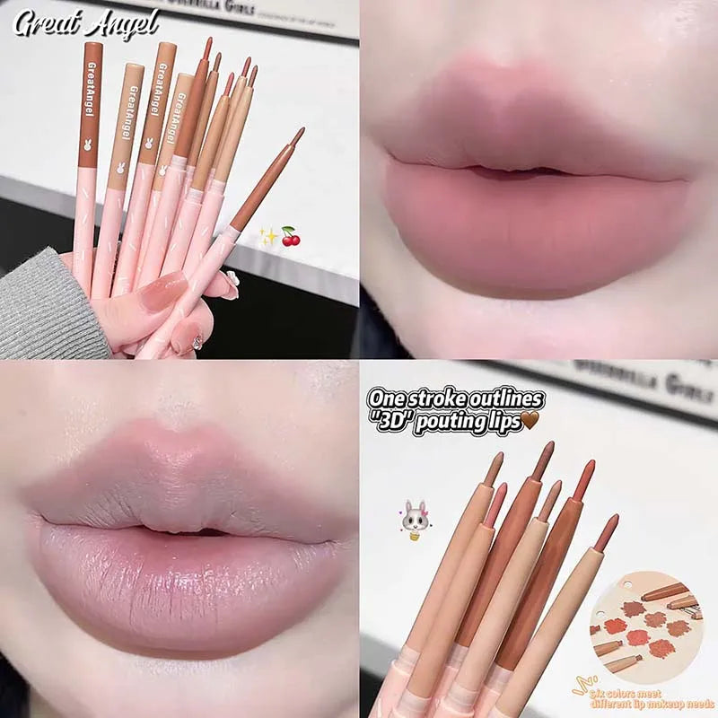 Korean Waterproof Matte Lip Liner Pencil