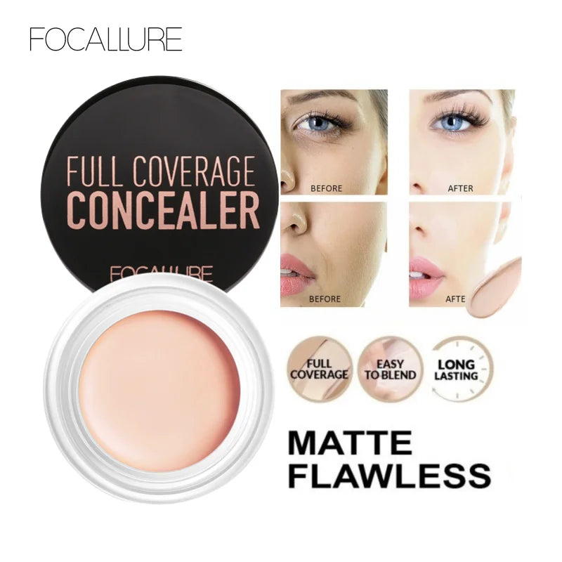 Waterproof Full Coverage Concealer Cream