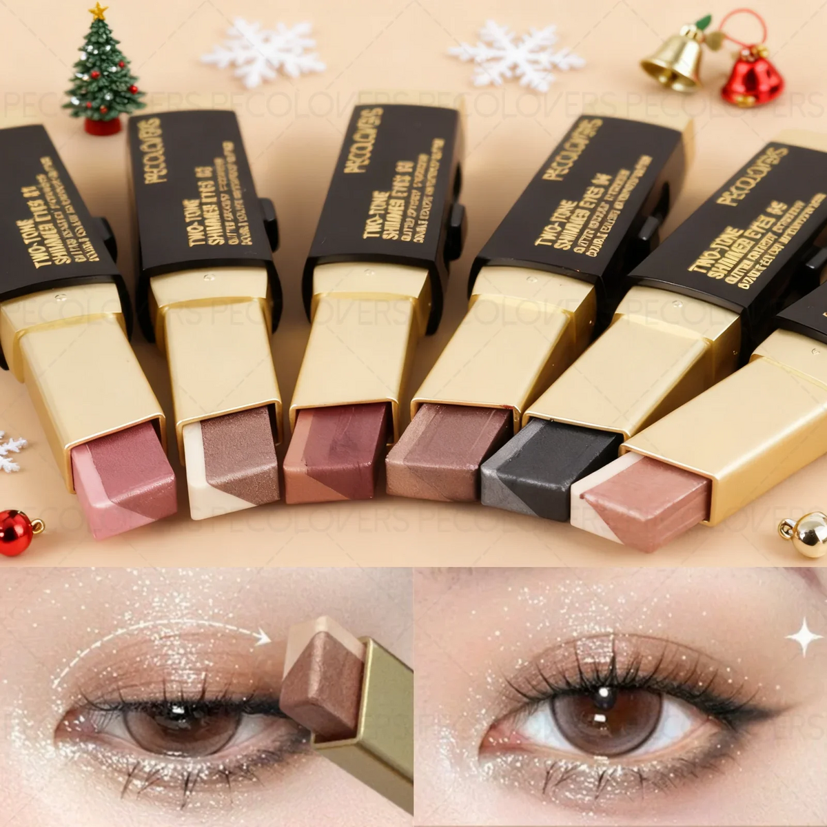 Metallic Shimmer Duo Eyeshadow Stick