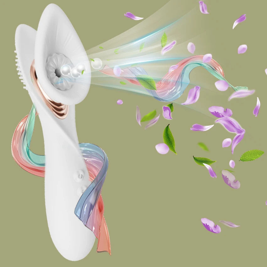 Vacuum Sucking Vibrator Massager For Women 2 In 1 Sex Machine Clitoral Stimulator