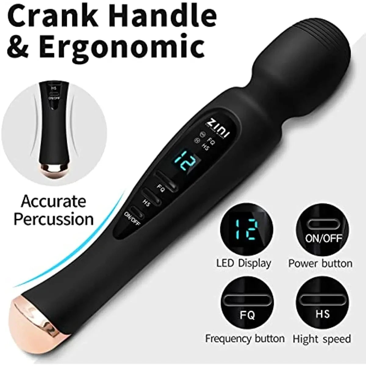 Powerful Wand Vibrator and Orgasm Massager