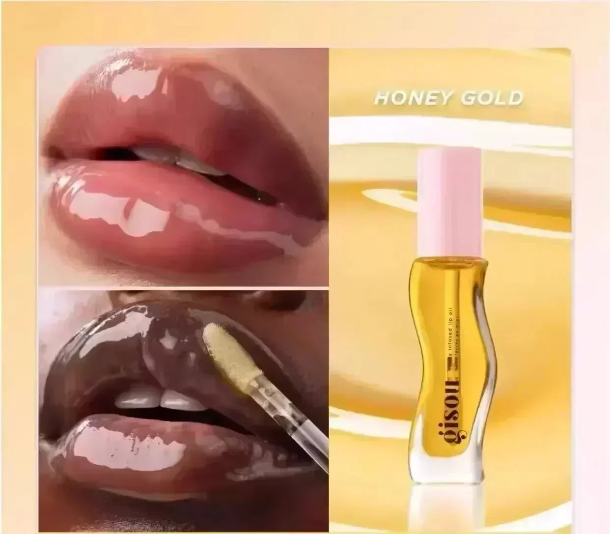 Cherry Honey Strawberry Essence Lip Oil Lipstick Long Lasting Moisturizing