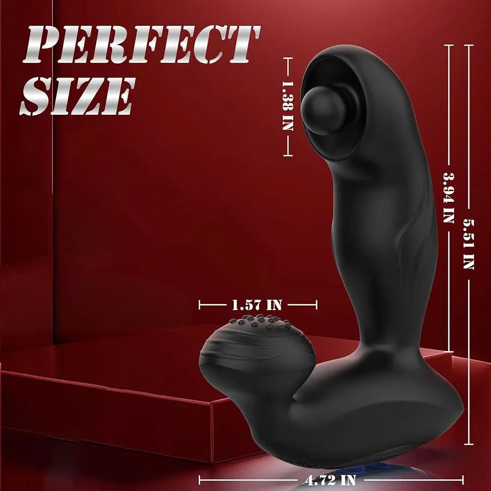 Sex Toys for Men Prostate Massager Anal Vibrator Remote Control Butt Plug Rotating Beads