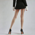 Back Vertical Line Pantyhose