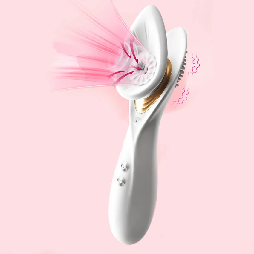 Vacuum Sucking Vibrator Massager For Women 2 In 1 Sex Machine Clitoral Stimulator