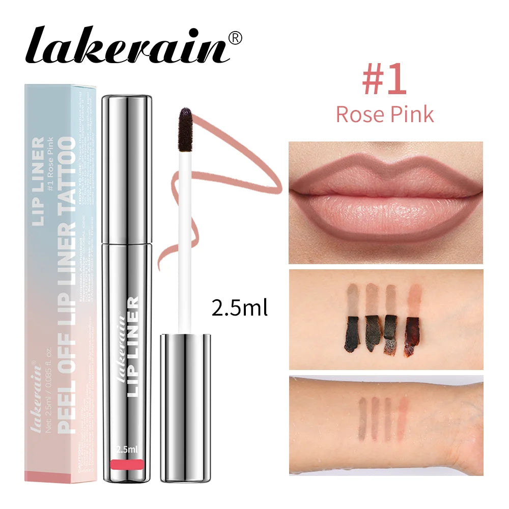Lip Liner Peel Off Tattoo Lipgloss Waterproof Long Lasting Matte Lip Tint