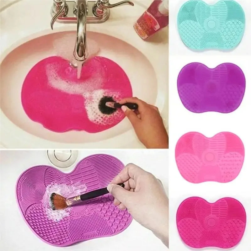 Silicone Brush Cleaner Cleaning Mat