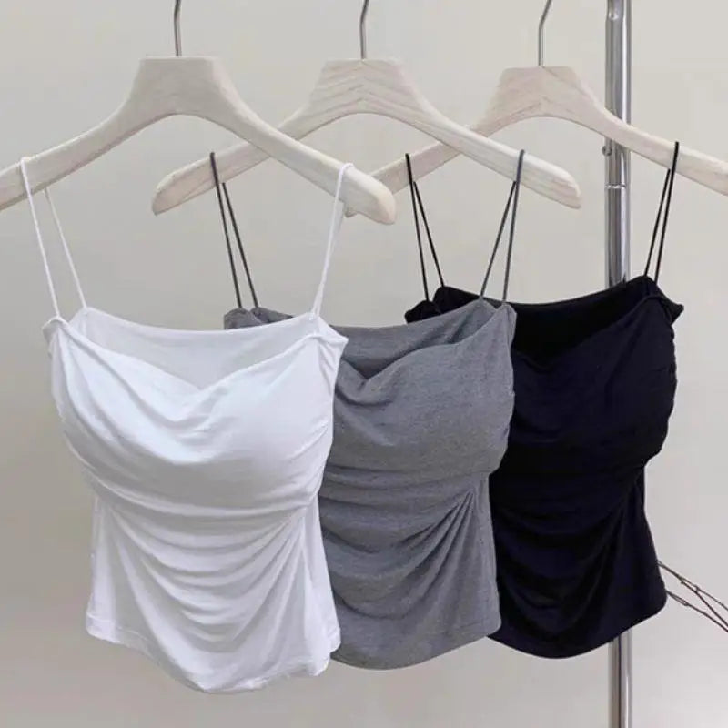 Sexy Camisole Seamless Sports Underwear With Chest Pads