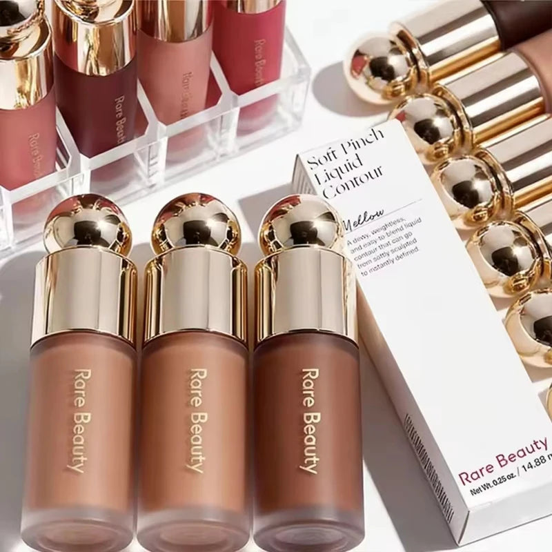 Rare Beauty Silky Three-dimensional Bronze Contour Stick Natural Matte Blusher Highlight Gloss