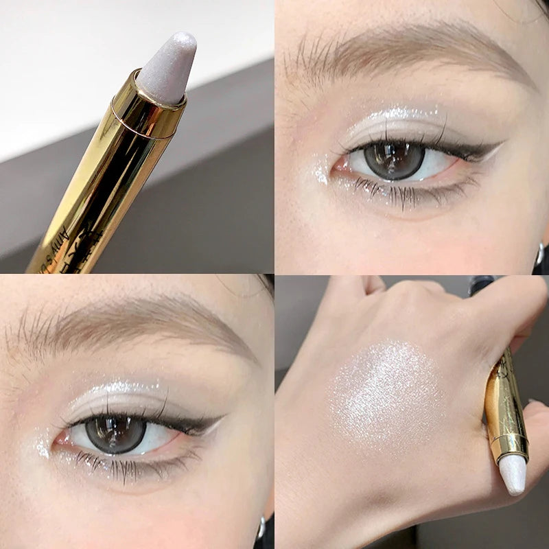 Metallic Glitter Eyeshadow Stick Matte Waterproof Shimmer High Gloss