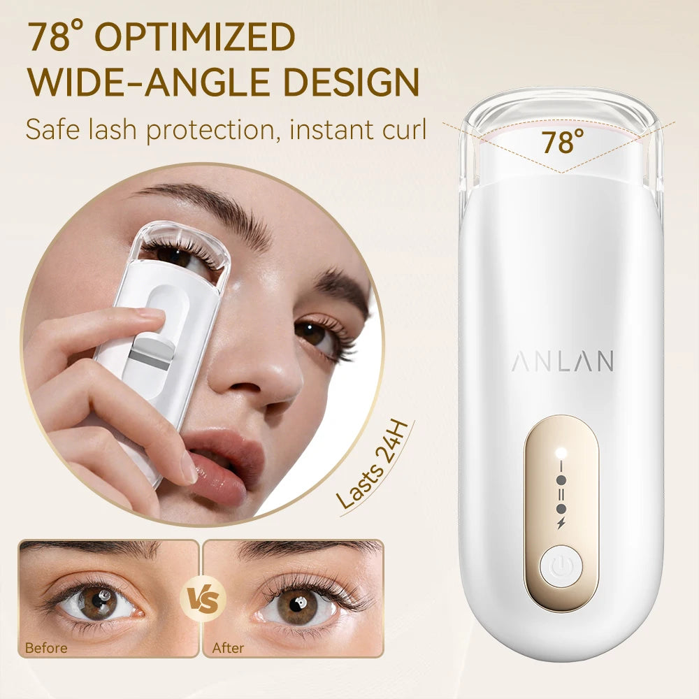 Electric Eyelash Curler Wide Mouth Rechargeable