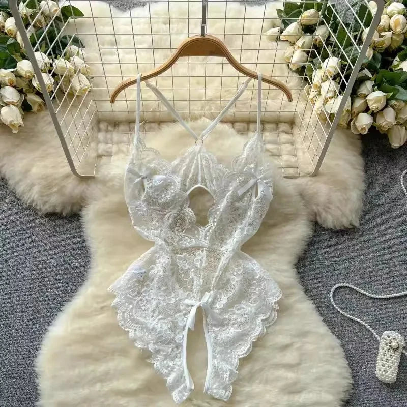 Japanese Sexy Print Kimono Women's Erotic Lingerie