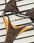 Sexy String Bikini Leopard Print Triangle Thong Brazilian Beach Bathing Suit