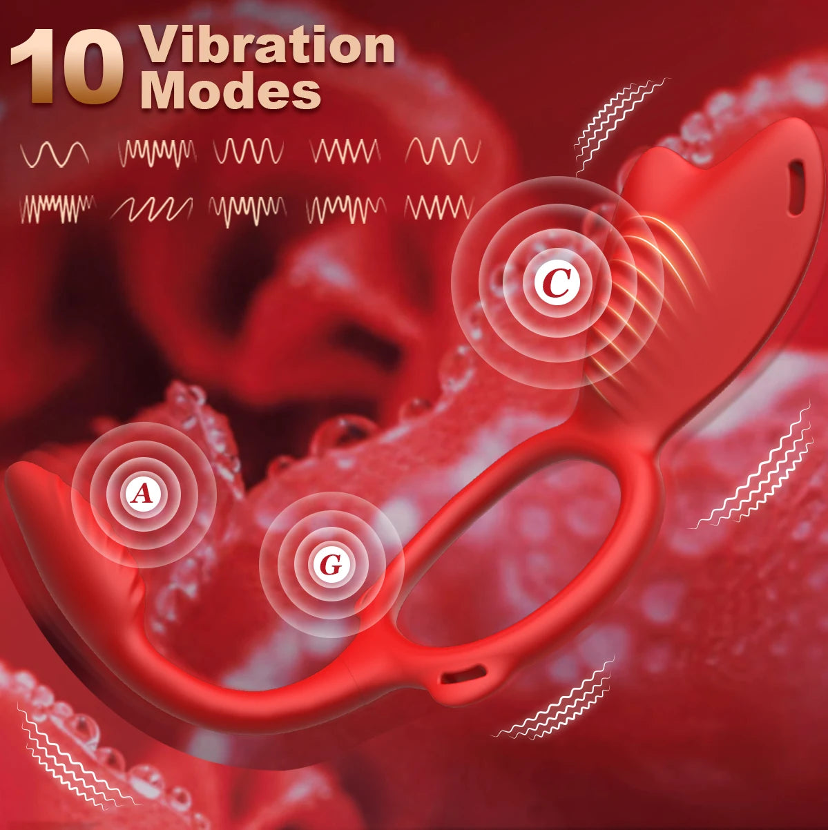 Wearable Panty Vibrator Female 10 Vibration with Wireless Control